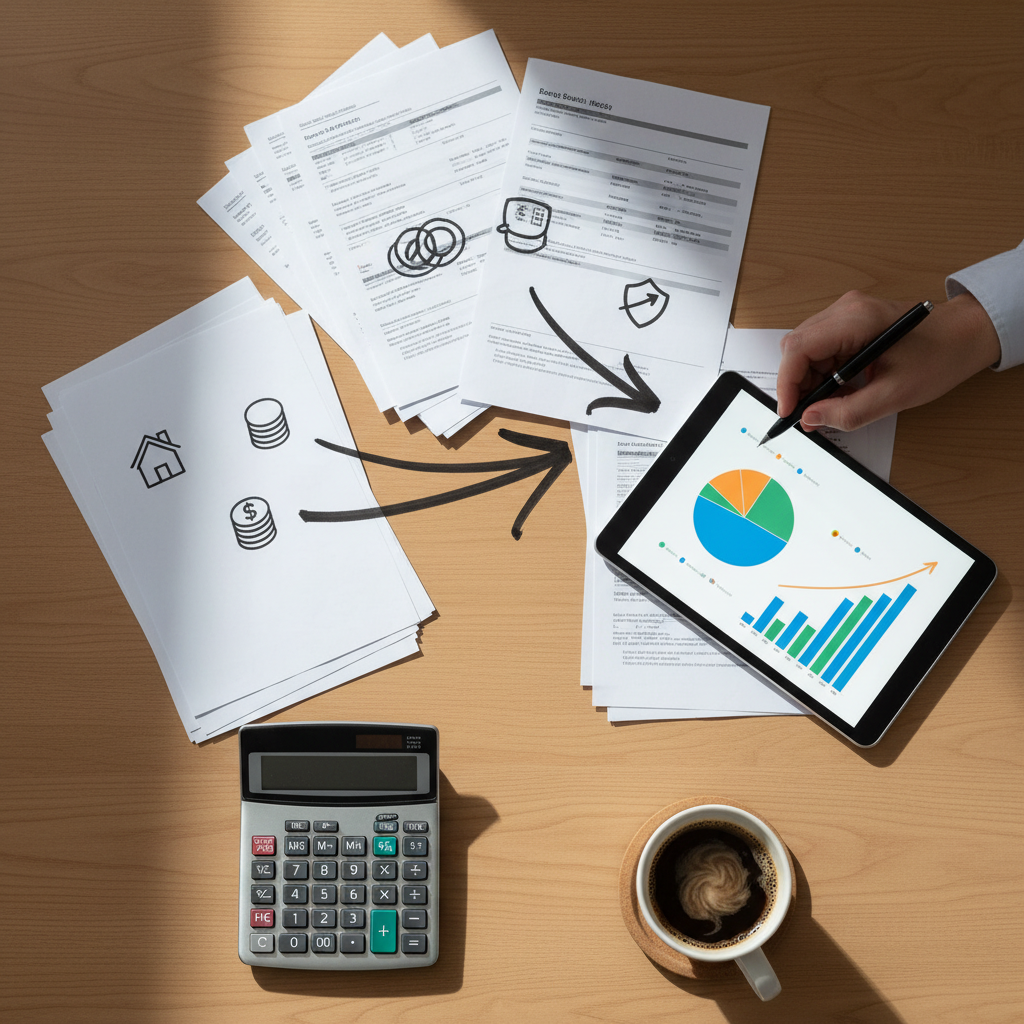 המחשת השקעה במדד מניות ופיזור סיכונים בתיק ההשקעות