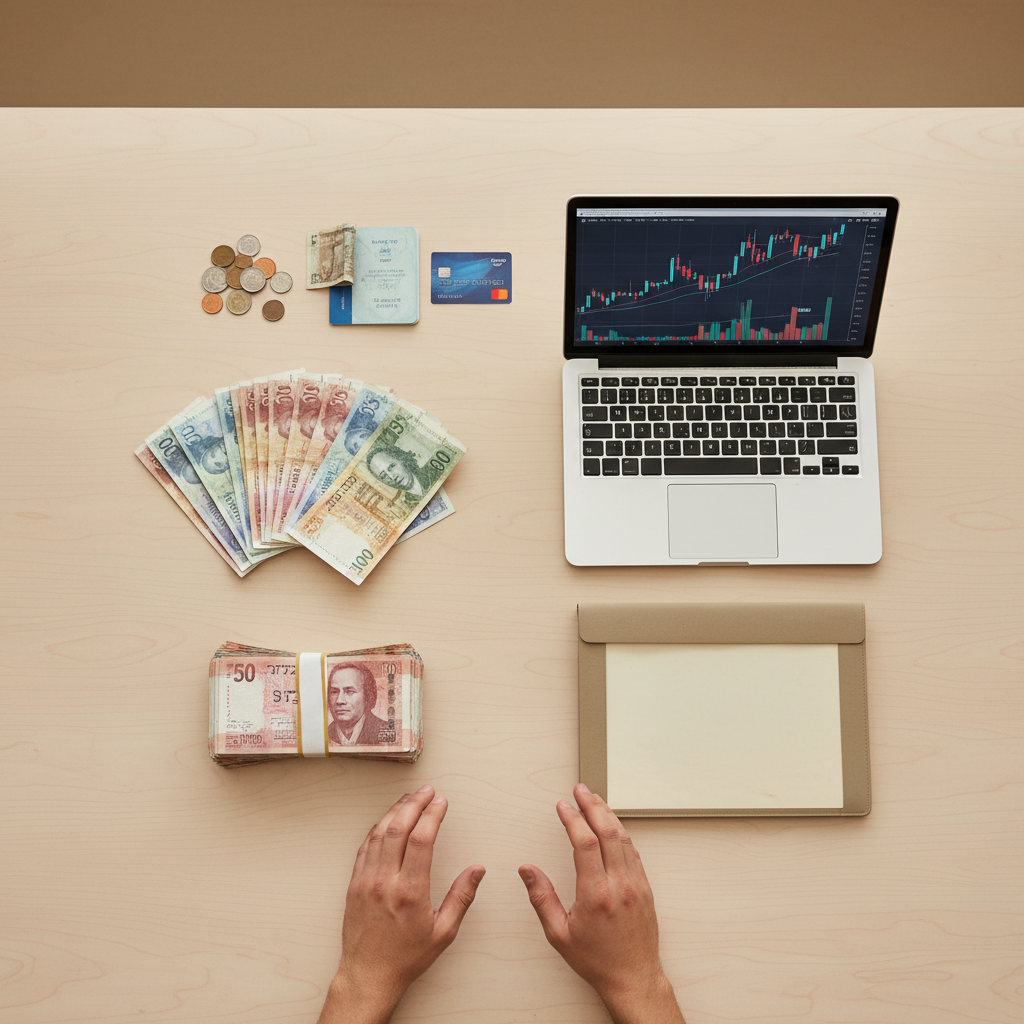 המחשה של הבדל בין סכום טכני לסכום כלכלי מינימלי להשקעה בבורסה