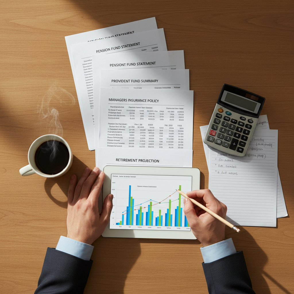 הסבר חזותי על מושגי יסוד בחישוב פנסיה חודשית