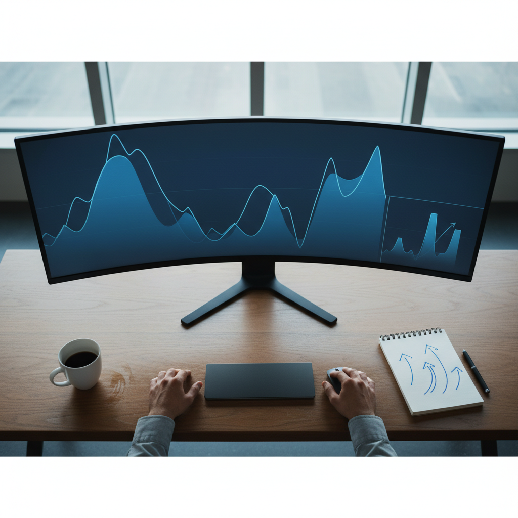 גרף תנודתיות ומשברים היסטוריים במדד S&P 500