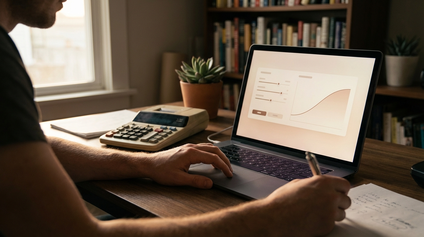 אילוסטרציה של חישוב תשואה והשקעה לאורך זמן